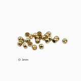 Perles à écraser doré 3mm