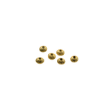 Perles Rondelles bombées 6x4mm