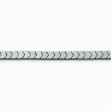 Perles chevron couleur d'origine 6x5mm - Hématite