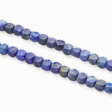 Perles cube facettée 4mm