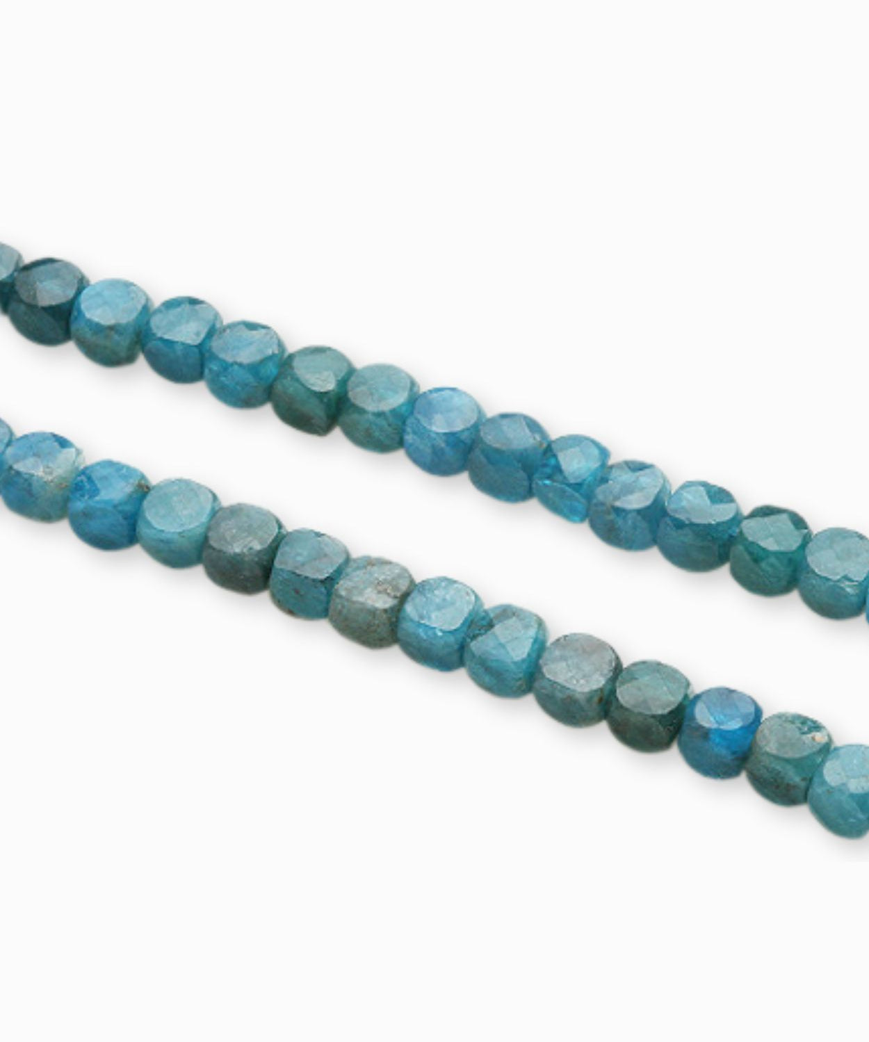 Perles cube facettée 4mm