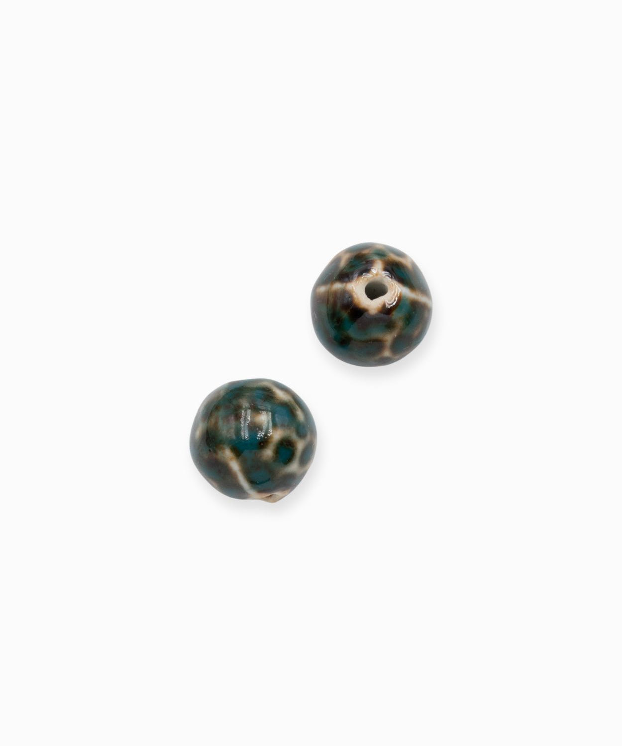 Perles en céramique dot 11mm