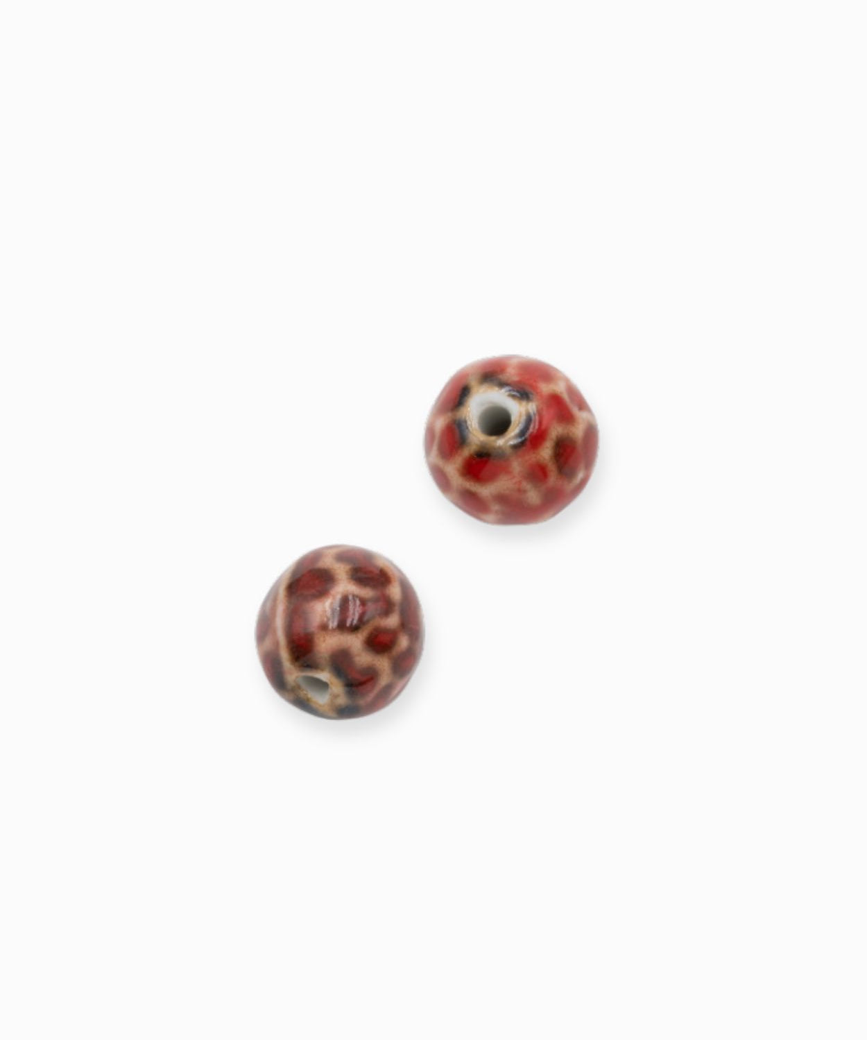 Perles en céramique dot 11mm