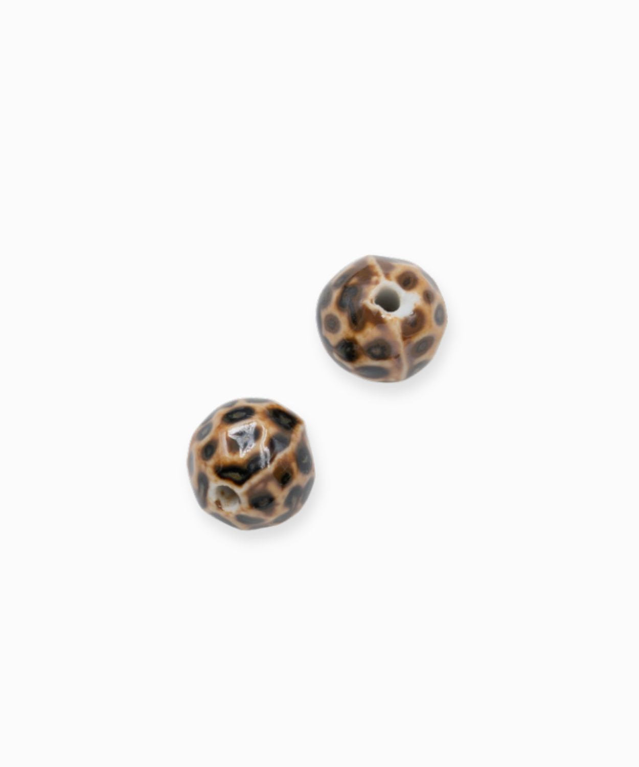 Perles en céramique dot 11mm