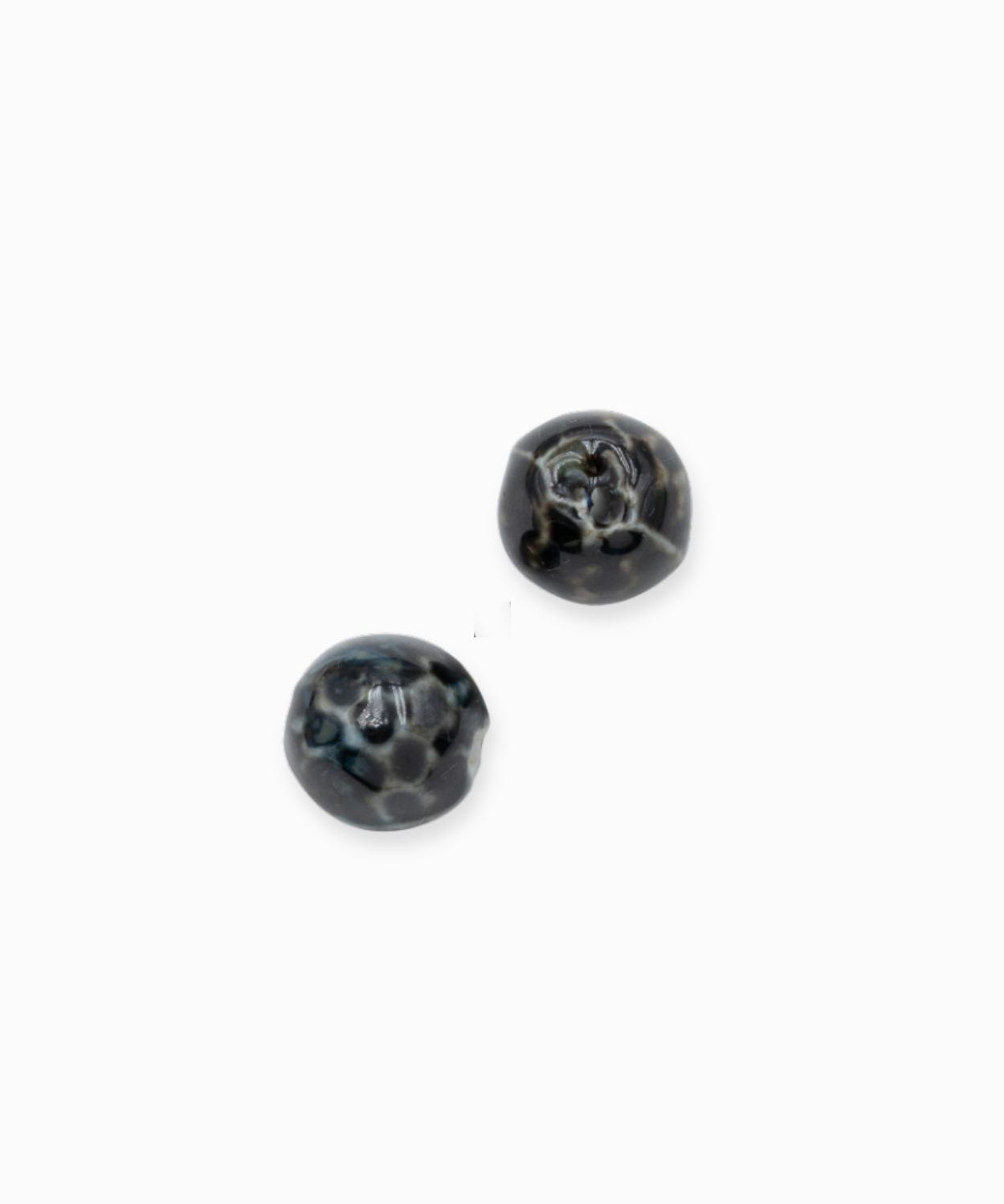 Perles en céramique dot 11mm