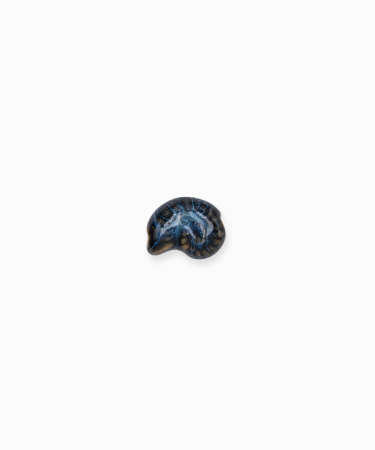 Perles en céramique escargot 11x21mm