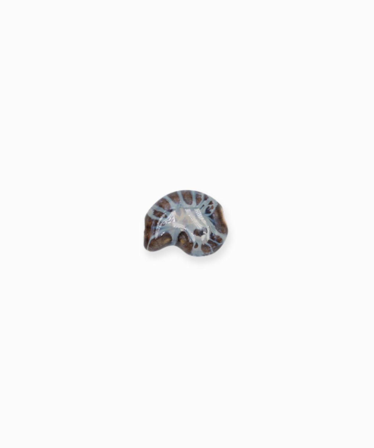 Perles en céramique escargot 11x21mm