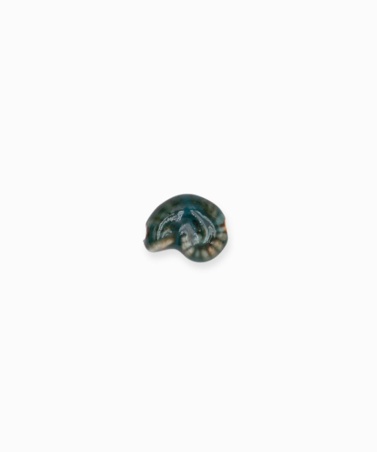 Perles en céramique escargot 11x21mm