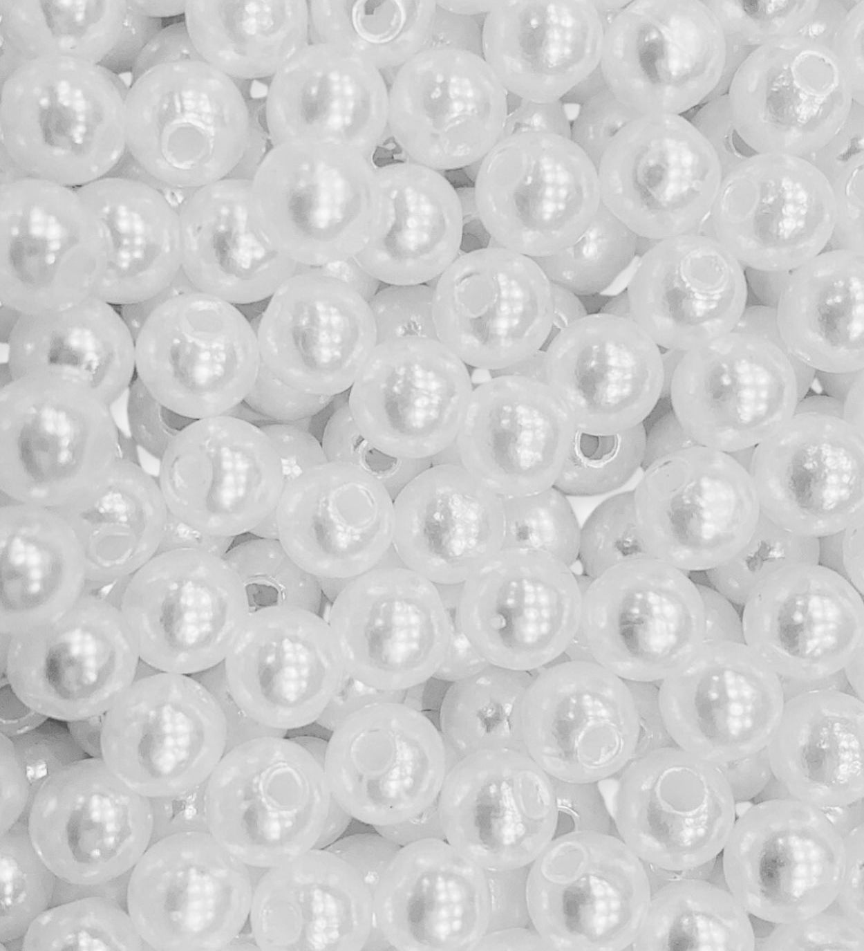 Perles nacrées en résine 12mm