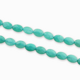 Perles ovales facettées 13x10mm