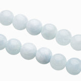 Perles ronde 10mm - Aigue marine