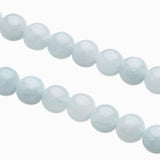 Perles ronde 8mm - Aigue marine