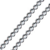 Perles rondes lisses en Hématite 10 mm - L40 cm