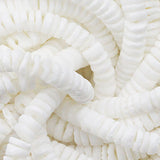 Perles rondelles Heishi en coquillage naturel 7-7,50mm blanc