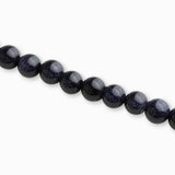 Perles rondes 10mm - Blue Sand Stone