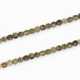 Perles cubes facettées 6mm