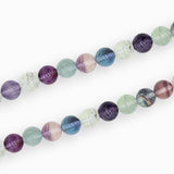 Perles rondes lisses 10mm  - Fluorite
