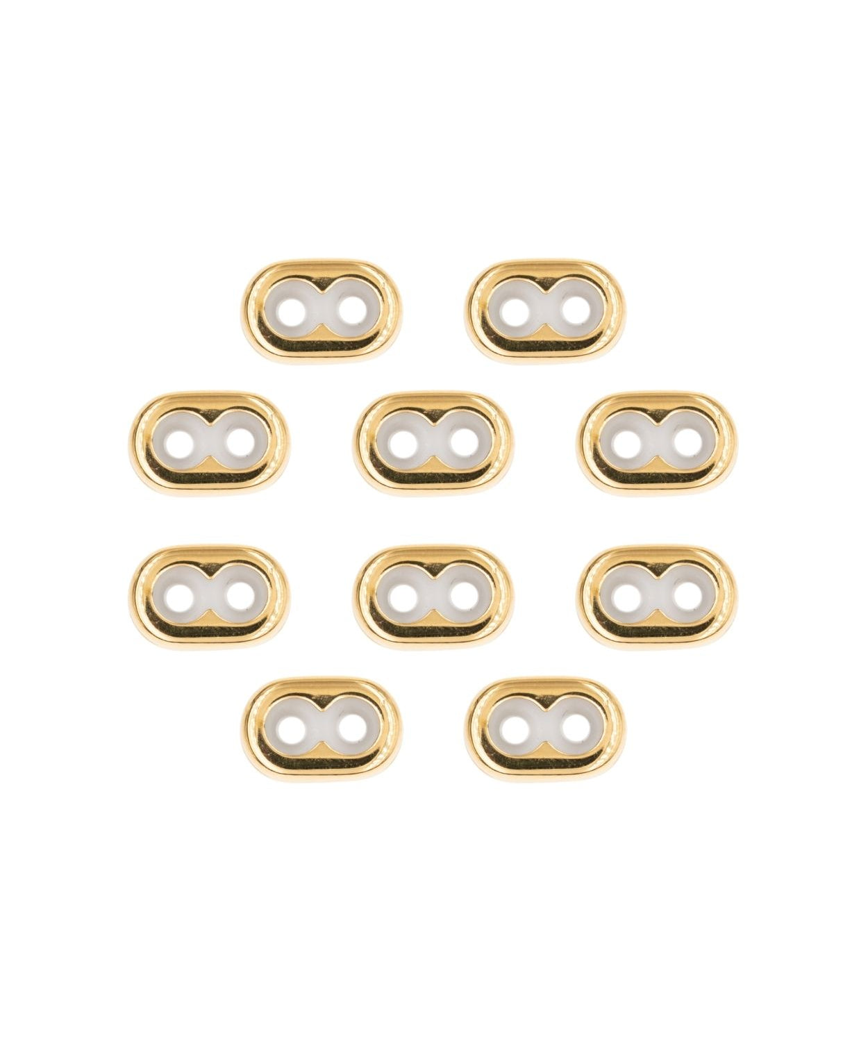 Perles stoppeuses 12x8.5mm