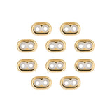 Perles stoppeuses 12x8.5mm