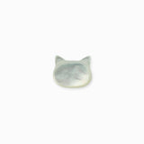 Perles tête de chat 9x10mm