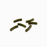Perles tubes en acrylique 20x5mm - Kaki