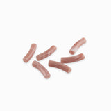 Perles tubes en acrylique 20x5mm - Rose nude