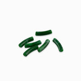 Perles tubes en acrylique 20x5mm - Vert bouteille