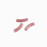 Perles tubes en acrylique 33x8mm - Baby pink