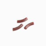 Perles tubes en acrylique 33x8mm - Vieux rose