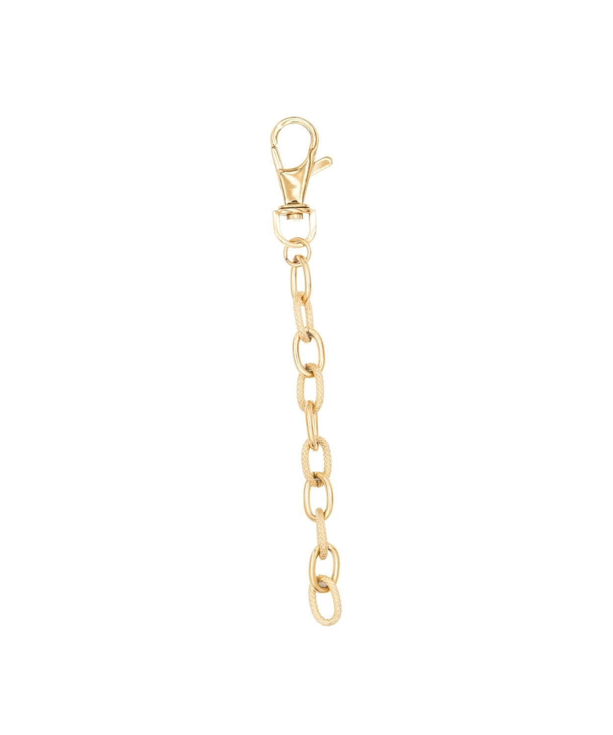 Porte-clés à chaîne dorée