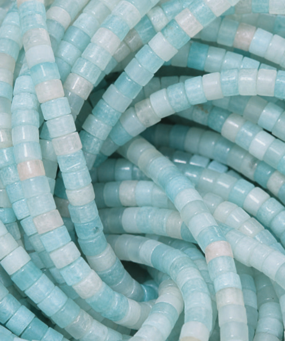 Rondelle Heishi - Pierres fines 4mm