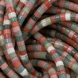 Rondelle Heishi - Pierres fines 4mm
