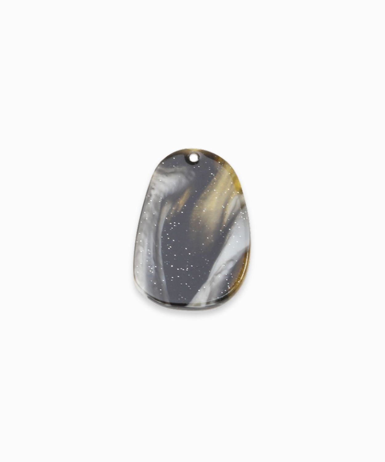 Pendentifs ovales irréguliers 34x22mm