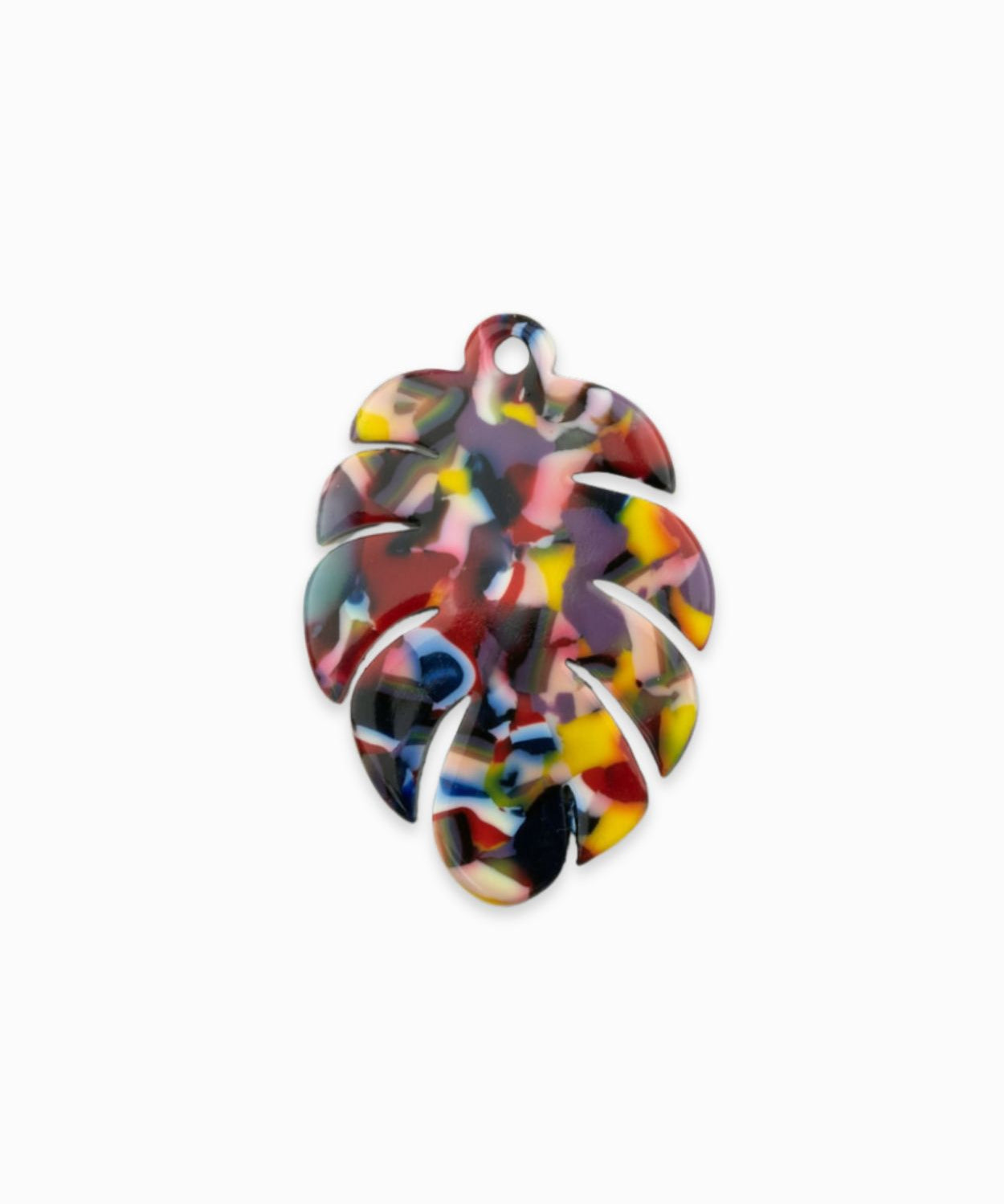 Pendentifs feuille de bananier 30x44mm