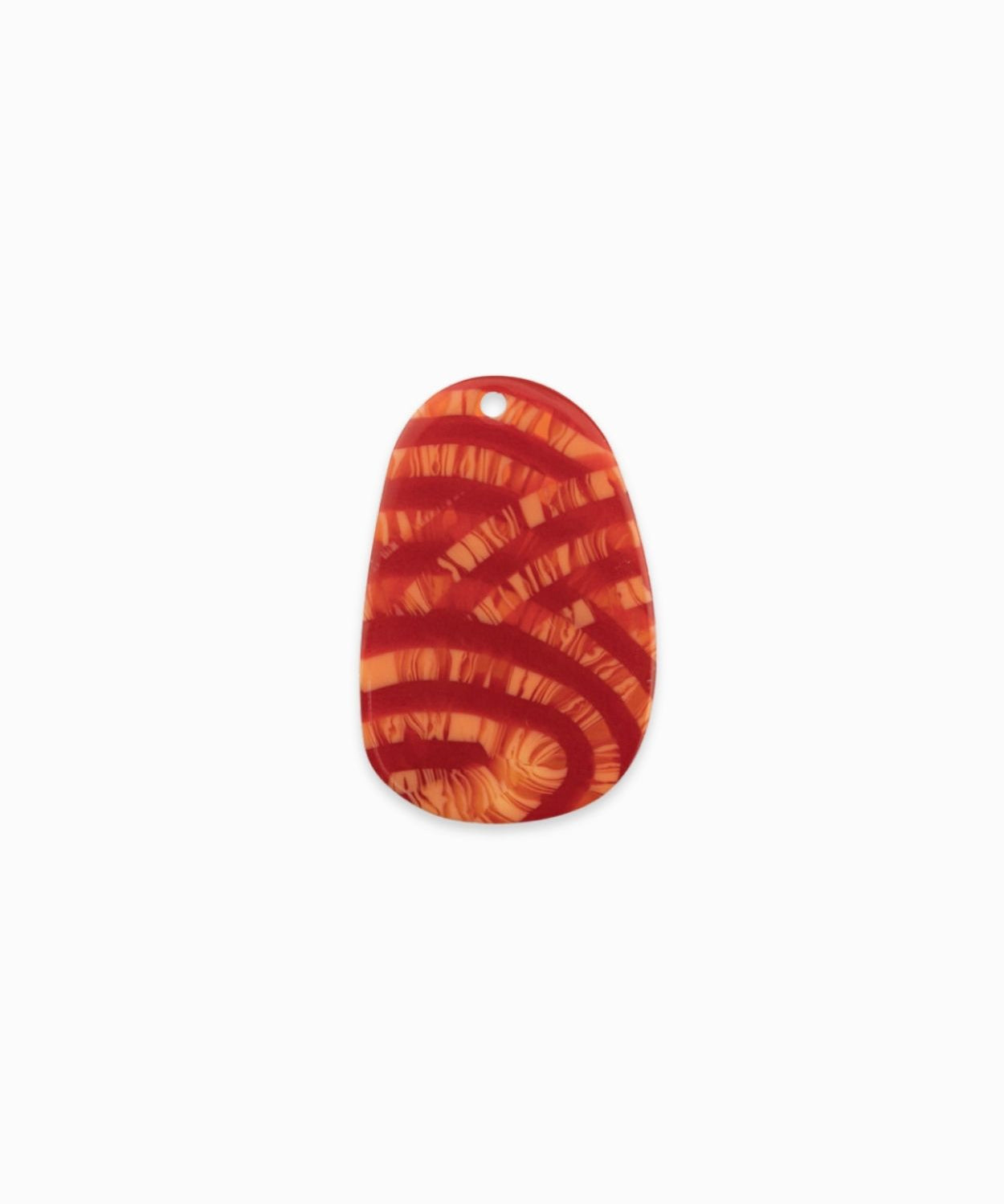 Pendentifs ovales irréguliers 34x22mm