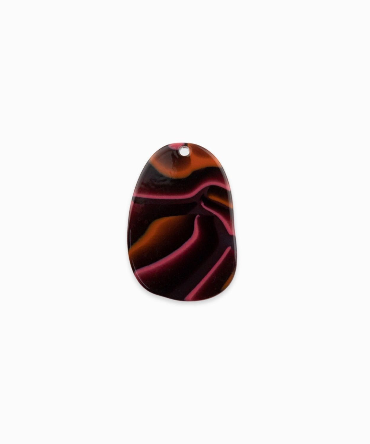 Pendentifs ovales irréguliers 34x22mm
