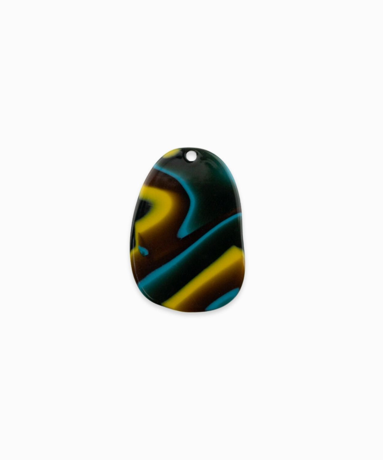 Pendentifs ovales irréguliers 34x22mm