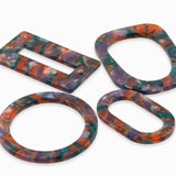 Pendentifs ovales 33x21mm