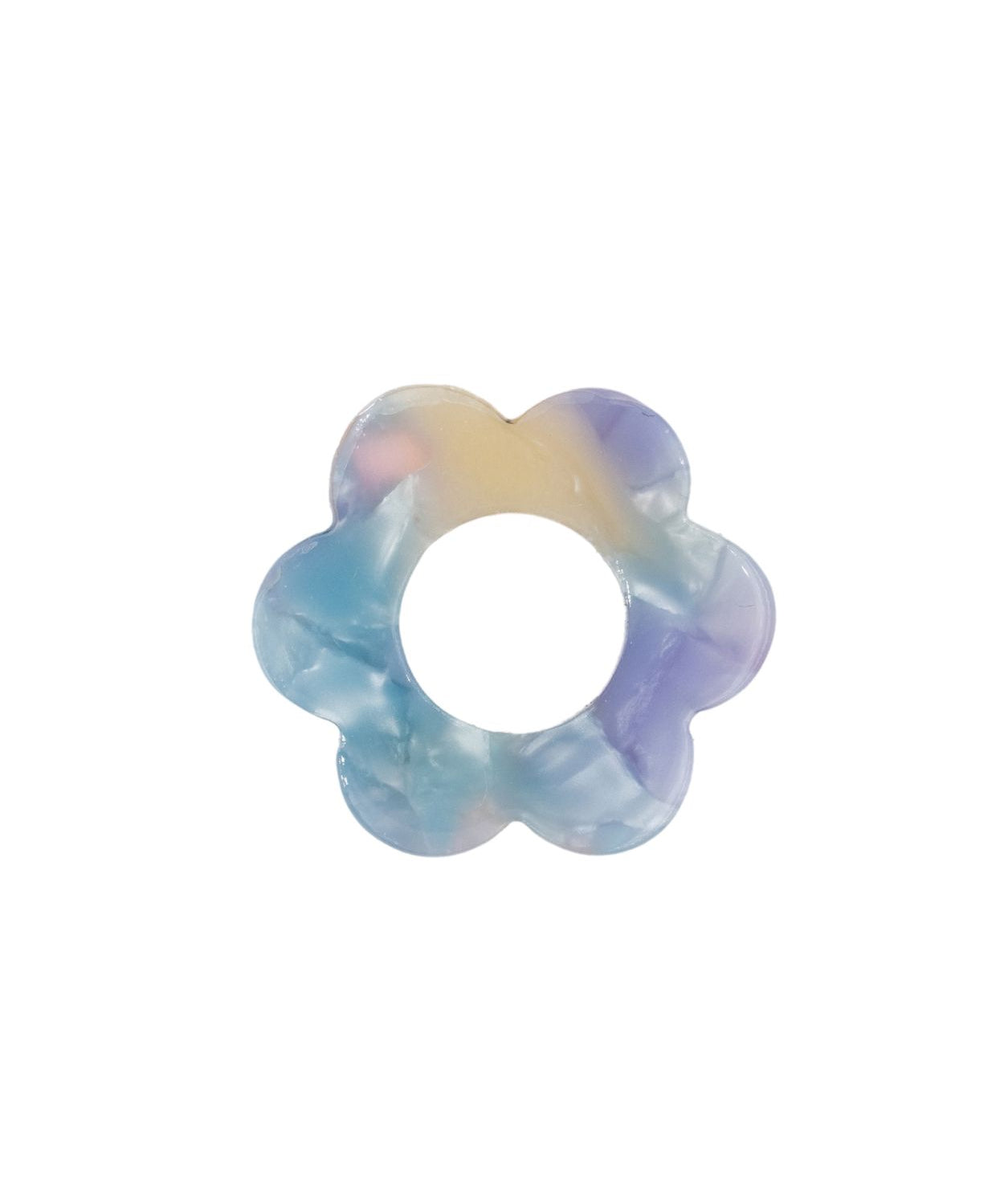 Pendentif fleurs en acétate 21mm