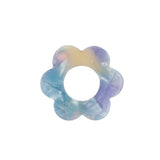 Pendentif fleurs en acétate 21mm