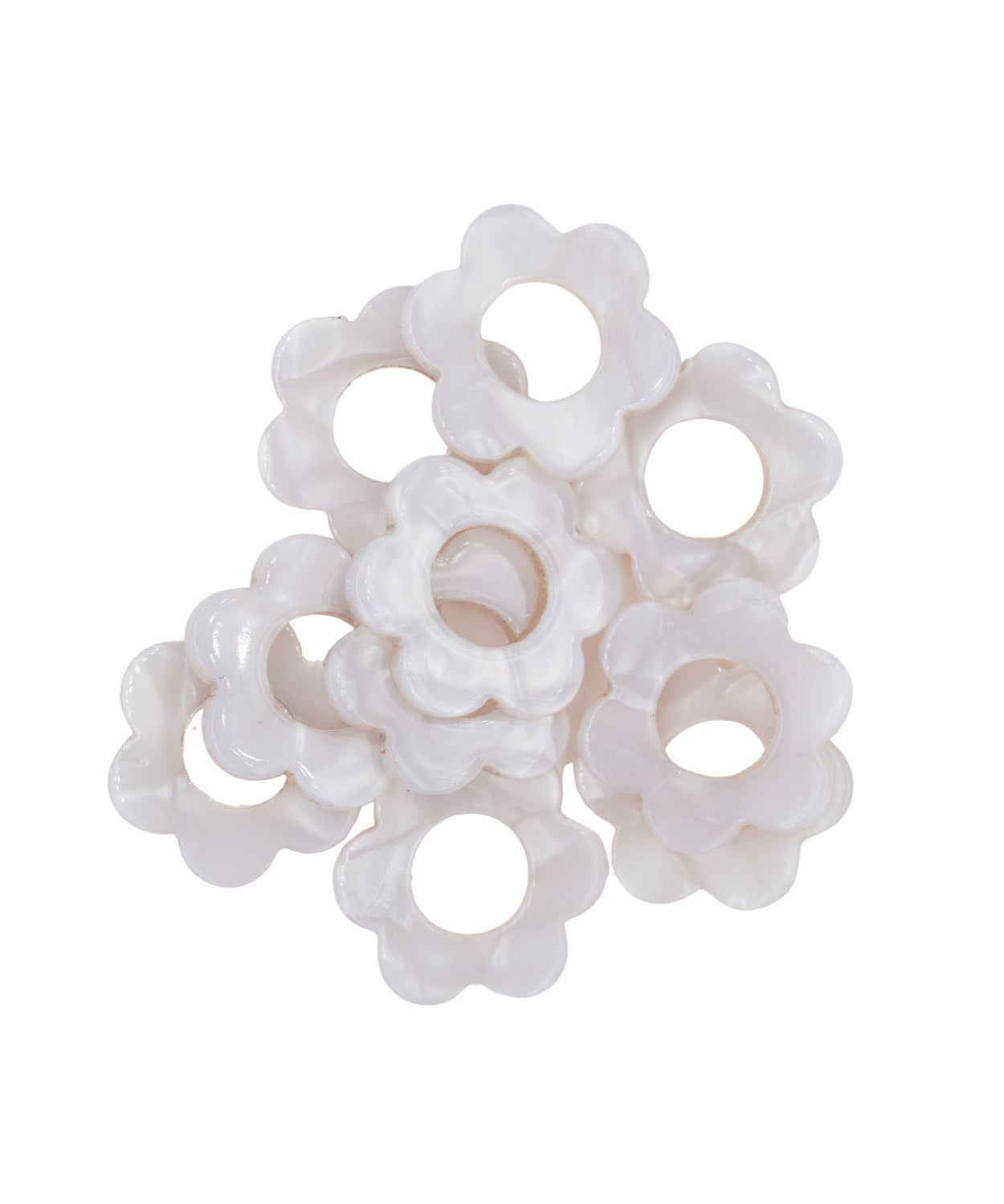 Pendentif fleurs en acétate 21mm