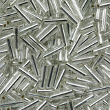 Perles Miyuki Bugles 6mm - Silverlined Crystal