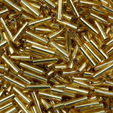 Perles Miyuki Bugles 6mm - Silverlined Gold