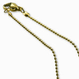 Sautoir chaîne bille 1.20mm - Longueur 80 cm
