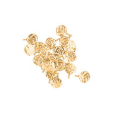 Sequins intercalaires martelés ronds 4.7x6.6mm