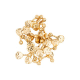 Sequins intercalaires martelés ronds bille 3.9x8.3mm