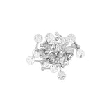 Sequins intercalaires martelés ronds bille 6mm