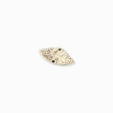 Sequins éventails intercalaires dorés 17.80x10mm