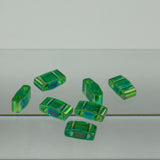 Perles Miyuki Half-Tila 2.30mm - Transparent Green AB