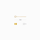 Tiges tête ronde 2cmx0.5mm